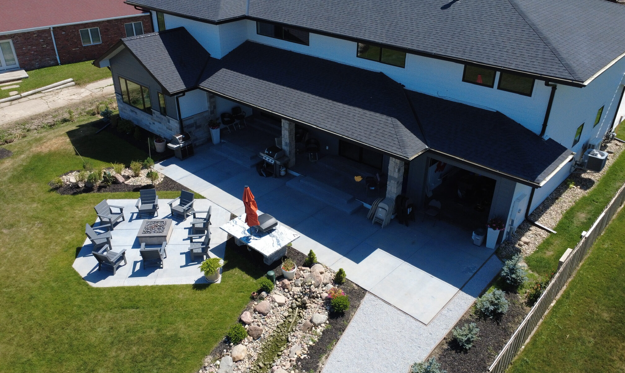Completed concrete project detail